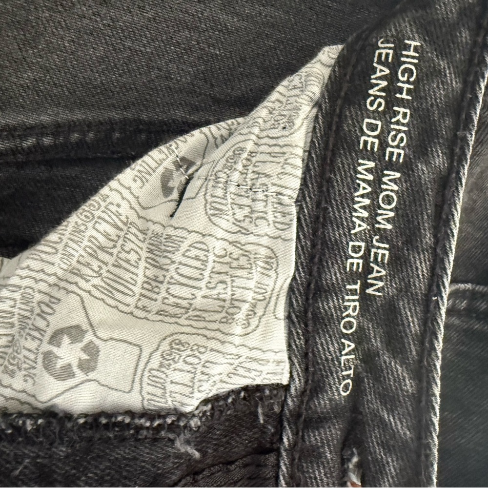 High Rise Distressed Mom Jean - Picture 9 of 11